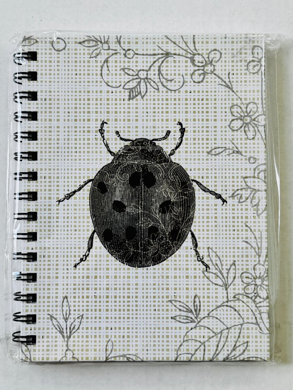 Notebook Michaels Store - Beetle Design, Spiral, 120 Ruled Sheets - NEW